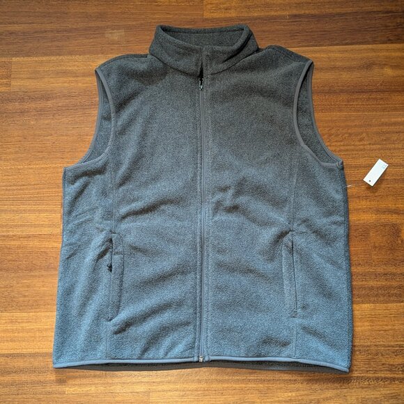 Amazon Essentials Men's Grey Fleece Vest-New with Tags-XL - Picture 2 of 8